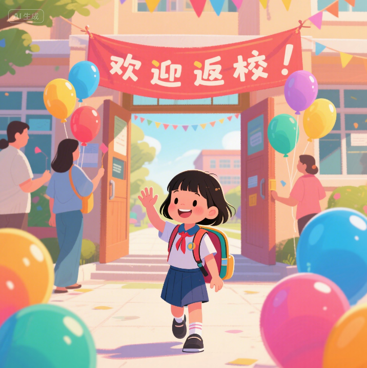 逐夢(mèng)新程，未來(lái)可期！開(kāi)學(xué)季，好好學(xué)習(xí)，天天向上！